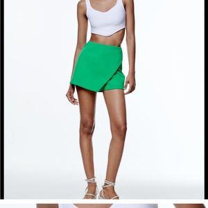 Zara Green Skort